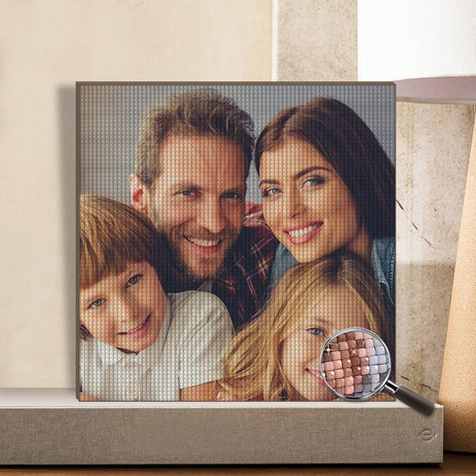 Customised 5D Diamond Painting Without Frame - Choose from 7 Sizes, Custom Photo Wall Art, Unique Gift - Gifted Your Way