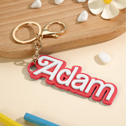 Custom name bag charm for school backpacks, Unique personalised gift bag charm for children, High-quality custom backpack name tag, Customisable name tag bag charm for back-to-school, Personalised gifts for kids, Custom name backpack charms, Unique back-to-school gift ideas, Trending personalised bag charms, Popular custom name tags for backpacks