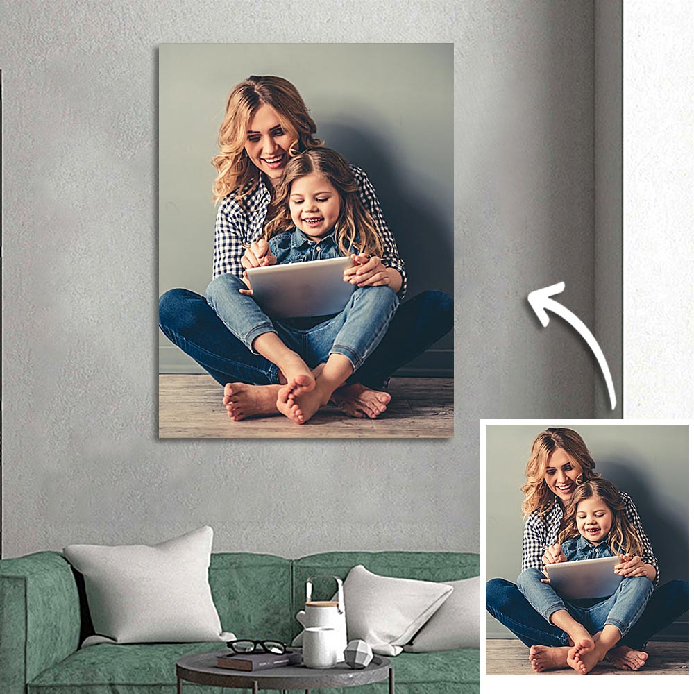 Custom Wall Decor Canvas Prints Photo Oil Painting 30*40cm Frameless Personalised Canvas Print - Gifted Your Way