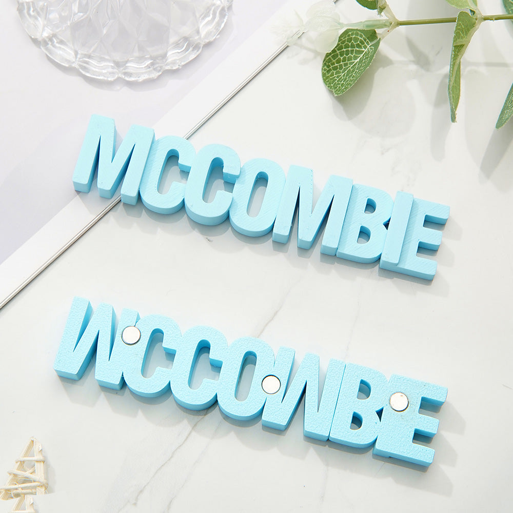 Trending personalised fridge magnets, Popular custom text refrigerator magnets, Personalised 3D print text refrigerator magnet with custom text, Custom refrigerator magnet for special occasions, Unique personalised gift magnet for kitchen decor, High-quality custom PLA magnet for home decor, Customisable fridge magnet for birthdays and housewarmings