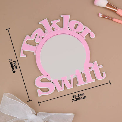 Trending personalised makeup mirrors, Popular custom vanity accessories, Personalised 3D printed makeup mirror with custom text, Custom vanity mirror for unique birthday gifts, High-quality personalised makeup mirror for her, Customisable text mirror for special occasions, Personalised beauty accessory mirror