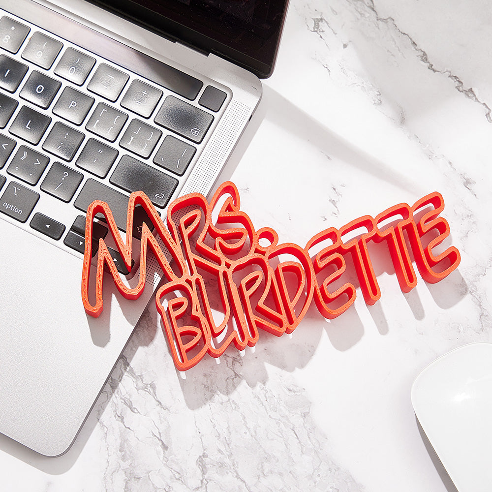 Personalised Desk Name Plate, Custom 3D Print Name Plate, Custom Office Sign, Personalised Name Plate Gift, Custom Name Desk Sign, Personalised Professional Plaque, 3D Printed Name Plate, Unique Desk Name Plate, Custom Office Desk Accessory,