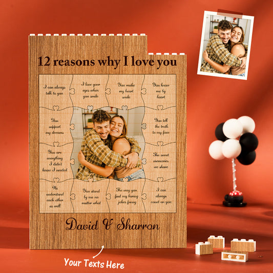 Popular custom love gifts, Best personalised Valentine's Day gifts, Creative custom photo decorations, Personalised vertical photo block puzzle for Valentine's Day, Custom photo brick puzzle for romantic gifts, Unique personalised gift for Valentine's Day, High-quality custom photo puzzle with interlocking bricks, Customisable photo block puzzle for special occasions, Personalised romantic gift for loved ones, Custom vertical photo block puzzle for unique gift