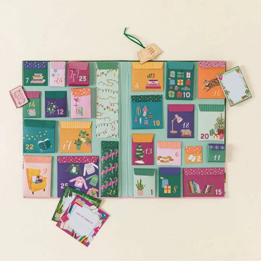 The Book Lover's Advent Calendar 25 Bookish Gifts for Readers Unique Christmas Gifts - Gifted Your Way