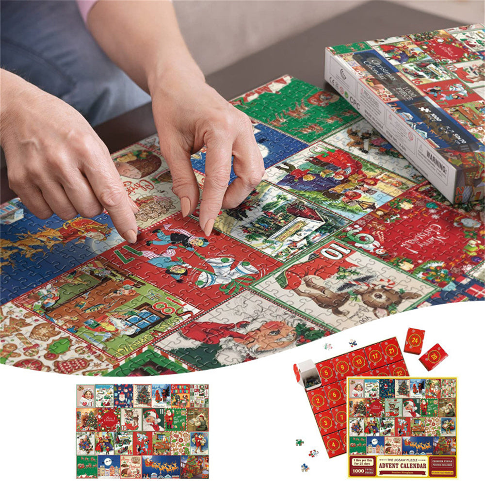 Puzzle Advent Calendar Christmas Jigsaw (24 Boxes) - Gifted Your Way