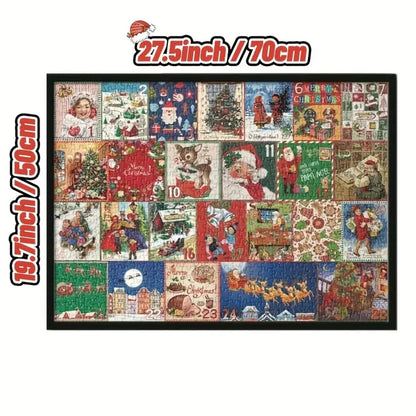 Puzzle Advent Calendar Christmas Jigsaw (24 Boxes) - Gifted Your Way