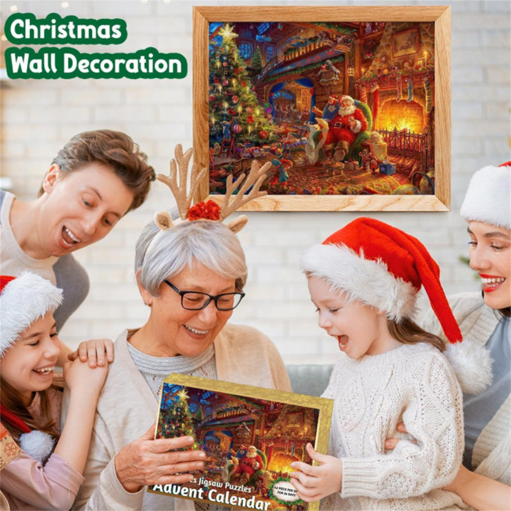 Puzzle Advent Calendar Christmas Jigsaw (24 Boxes) - Gifted Your Way