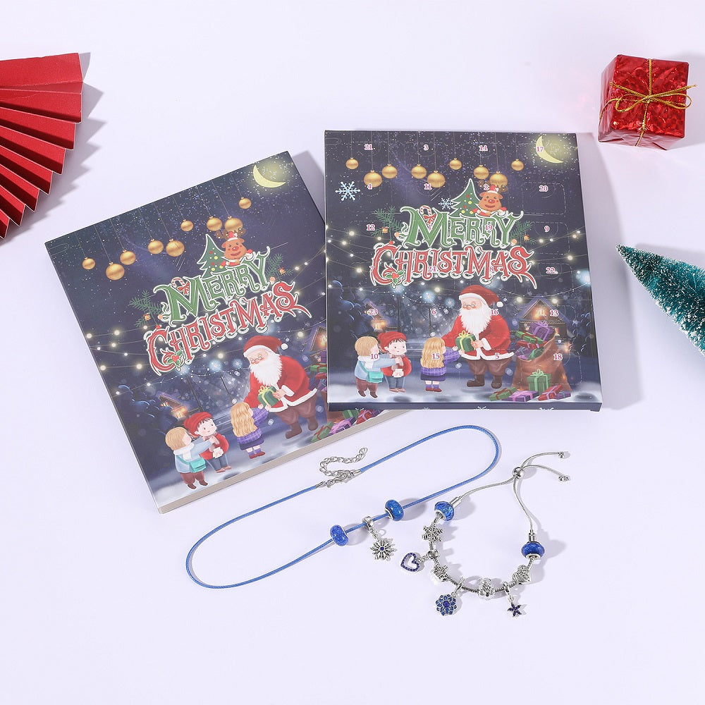 Christmas Gifts Advent Calendar Charm Christmas Countdown Calendar Box Set DIY Charm Jewellery - Gifted Your Way