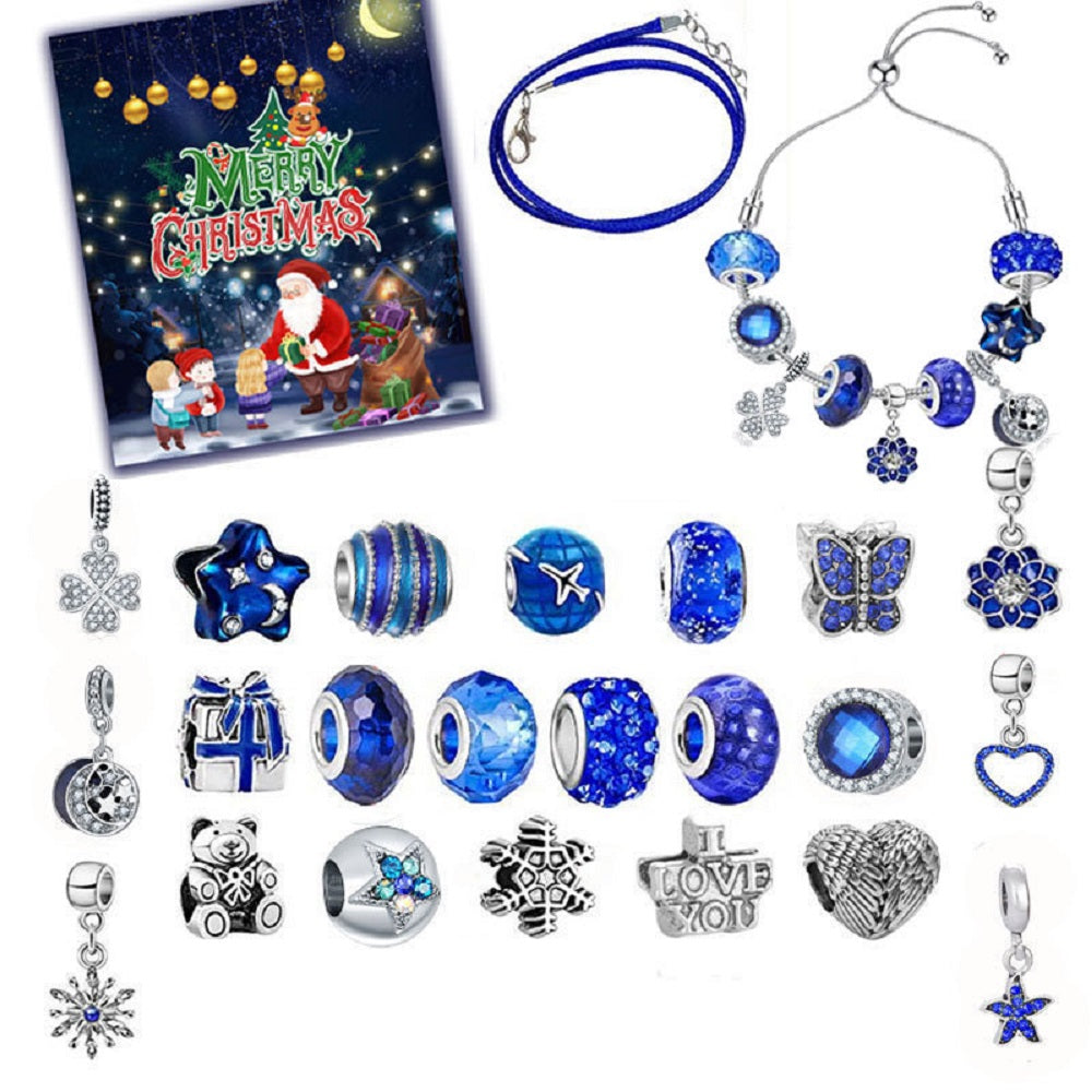 Christmas Gifts Advent Calendar Charm Christmas Countdown Calendar Box Set DIY Charm Jewellery - Gifted Your Way