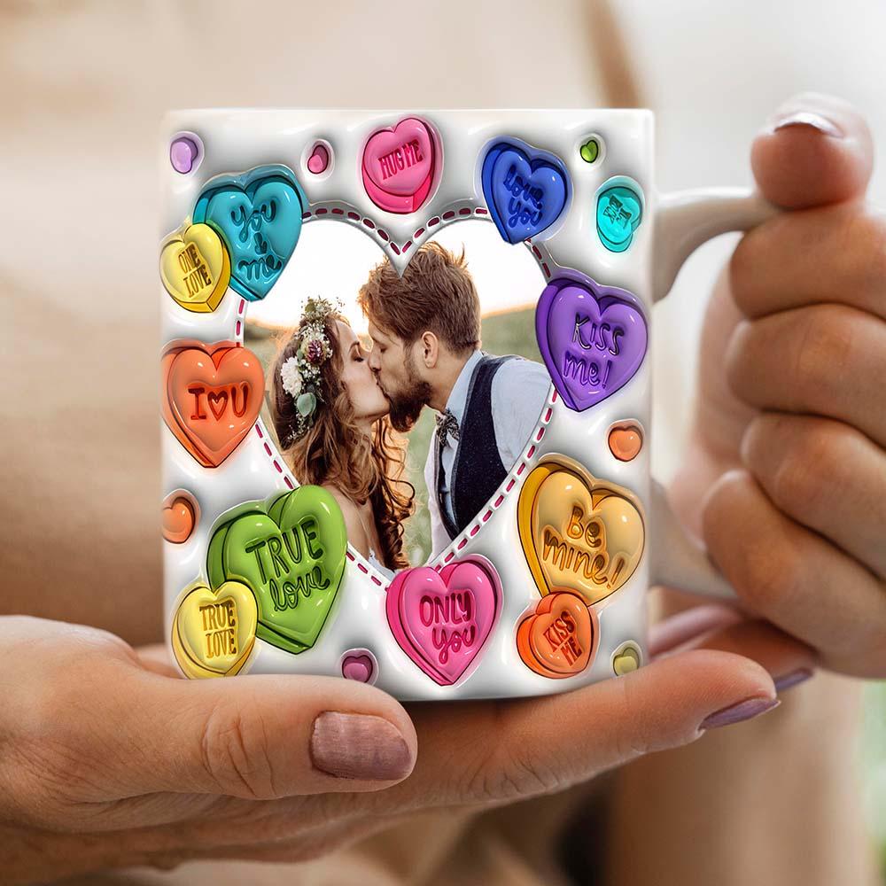 Unique gift ideas with custom mugs, Trending personalised ceramic mugs, Custom photo mug for special occasions, Unique personalised gift mug with love heart pattern, High-quality custom ceramic mug with photos, Personalised photo mug, Unique personalised mug gift, Personalised photo mug gift, Custom mug gift ideas, Custom photo gifts