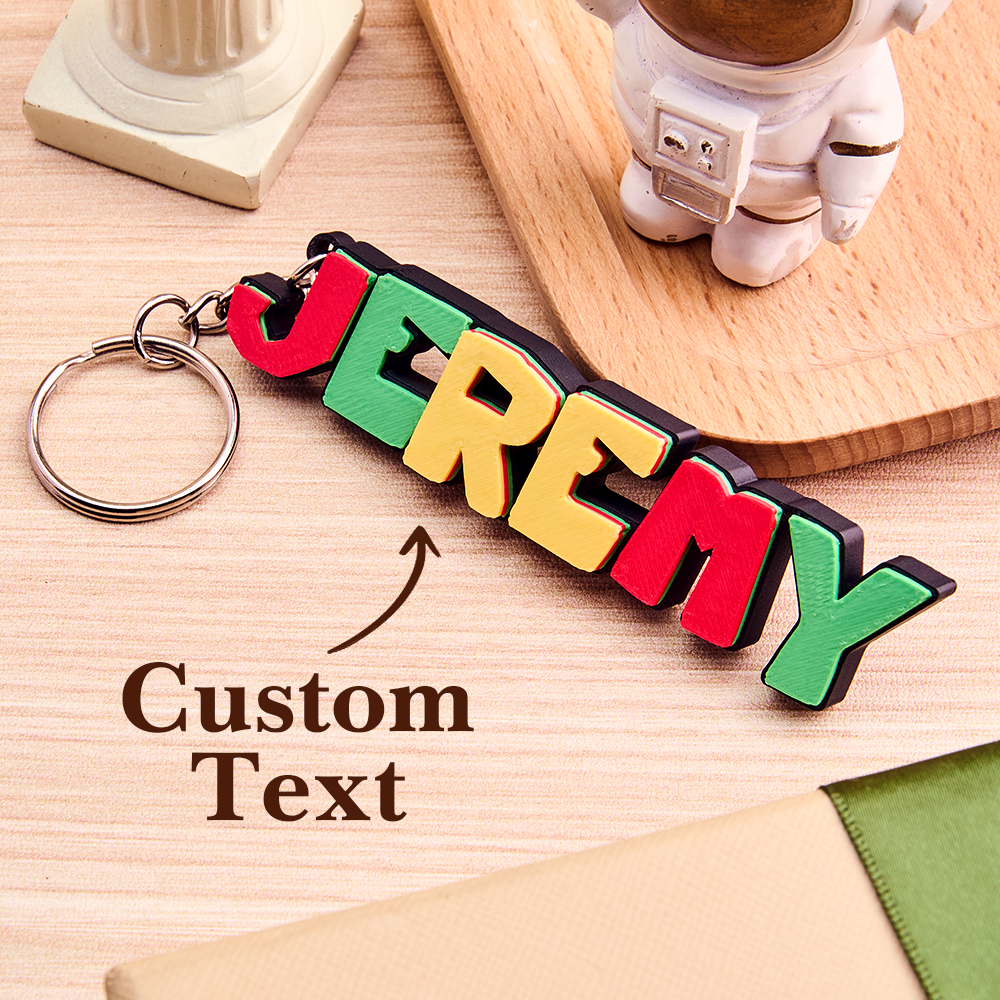 Personalised 3D Cartoon Keyring, Custom Name Tag Keyring, Decorative Name Plate Keyring, Unique Cartoon Keyring, Personalised Keyring Gift, High-Quality PLA Keyring, Personalised Gift Keyring, Custom Name Keyring, Personalised Name Keyring, , Customisable Name Plate, Stylish Personalised Keyring, Unique Custom Keyring, Personalised 3D cartoon keyring with name plate