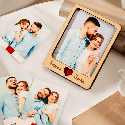 Custom photo fridge magnets, Unique gift ideas with custom fridge magnets, Trending personalised fridge magnets, Popular custom photo frame fridge magnets, Personalised wooden photo fridge magnet with custom pictures, Custom photo fridge magnet for special occasions, High-quality custom wood fridge magnet for home decor, Customisable fridge magnet for birthdays and anniversaries