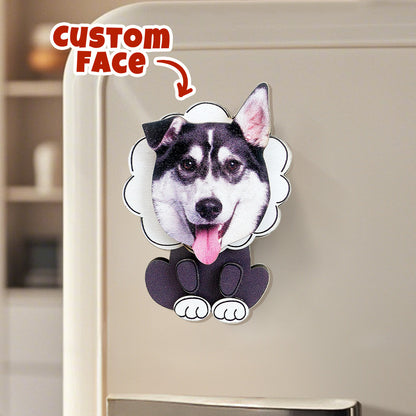 Personalised Pet Portrait Fridge Magnets, Custom Pet Magnet, Unique Pet Fridge Magnet, Personalised Pet Lover Gift, Custom Wood Magnet, High-Quality Pet Magnet, Personalised Gift for Pet Lovers, Customisable Fridge Magnet, Stylish Personalised Pet Magnet, Unique Custom Magnet Design, Personalised gifts for pet lovers, Custom pet photo magnets